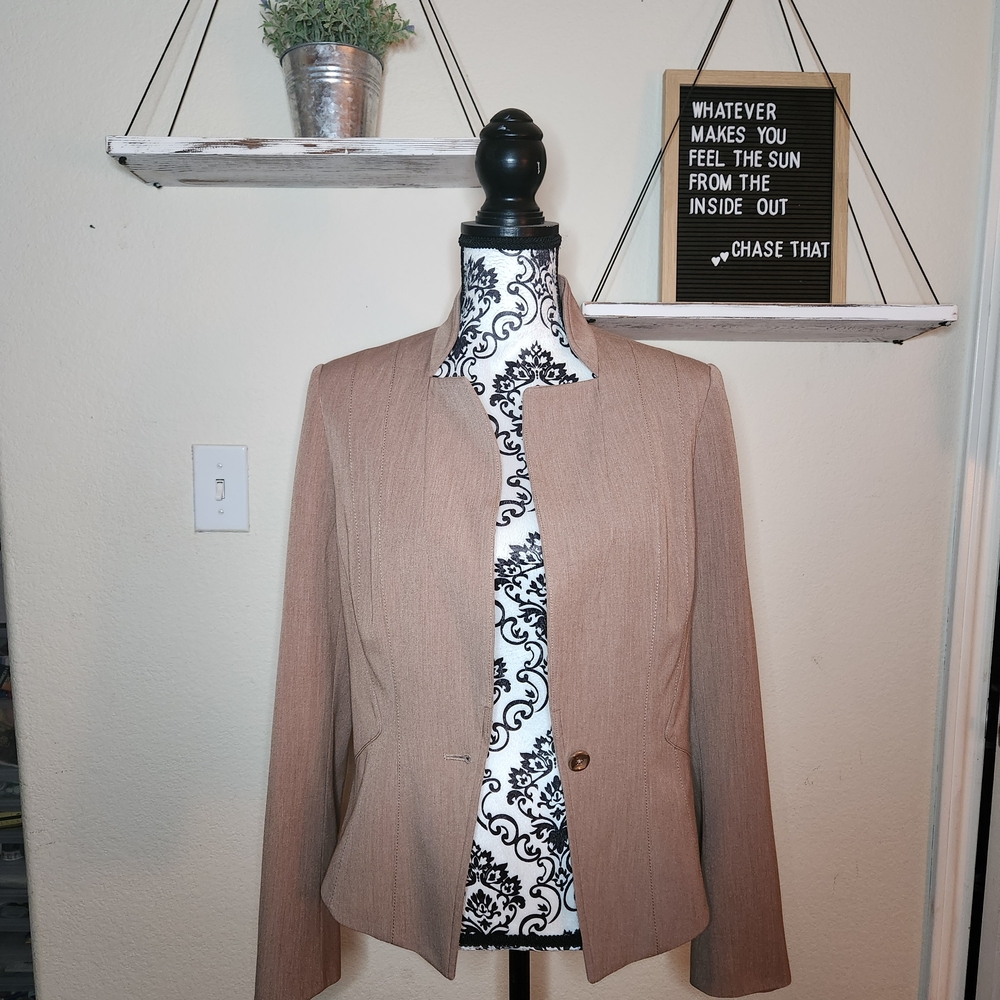 White House Black Market Light Brown Blazer